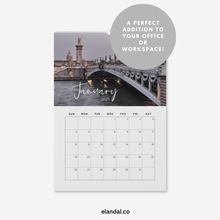 Load image into Gallery viewer, 2025 Parisian Sights Print Vertical Paris Wall Calendar