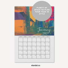 Load image into Gallery viewer, 2025 Print Abstract Art Vertical Wall Calendar for Work, Office and Workspace Decor