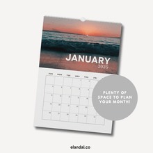 Load image into Gallery viewer, 2025 Sunset Beaches Vertical Print Wall Calendar