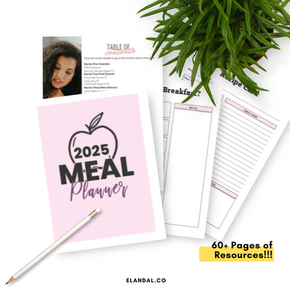 2025 Printable Meal Planner: 60+ Pages of Meal Planning Resources