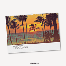 Load image into Gallery viewer, 2025 Print Hawaii Life Illustrated Wall Calendar