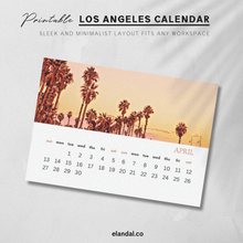 Load image into Gallery viewer, 2025 Printable Los Angeles Illustrated Calendar