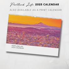 Load image into Gallery viewer, 2025 Printable Portland Illustrated Calendar