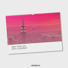 Load image into Gallery viewer, 2025 Print New York Life Illustrated Wall Calendar