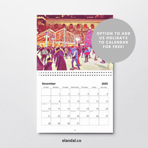 2025 Print New York Life Illustrated Wall Calendar