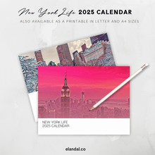 Load image into Gallery viewer, 2025 Print New York Life Illustrated Wall Calendar