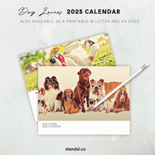 Load image into Gallery viewer, 2025 Dog Lovers Illustrated Wall Calendar