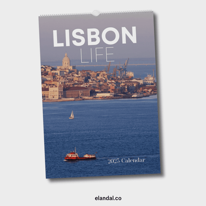 2025 Print Lisbon Travel Vertical Wall Calendar