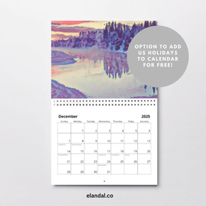 2025 Alaskan Life Print Calendar