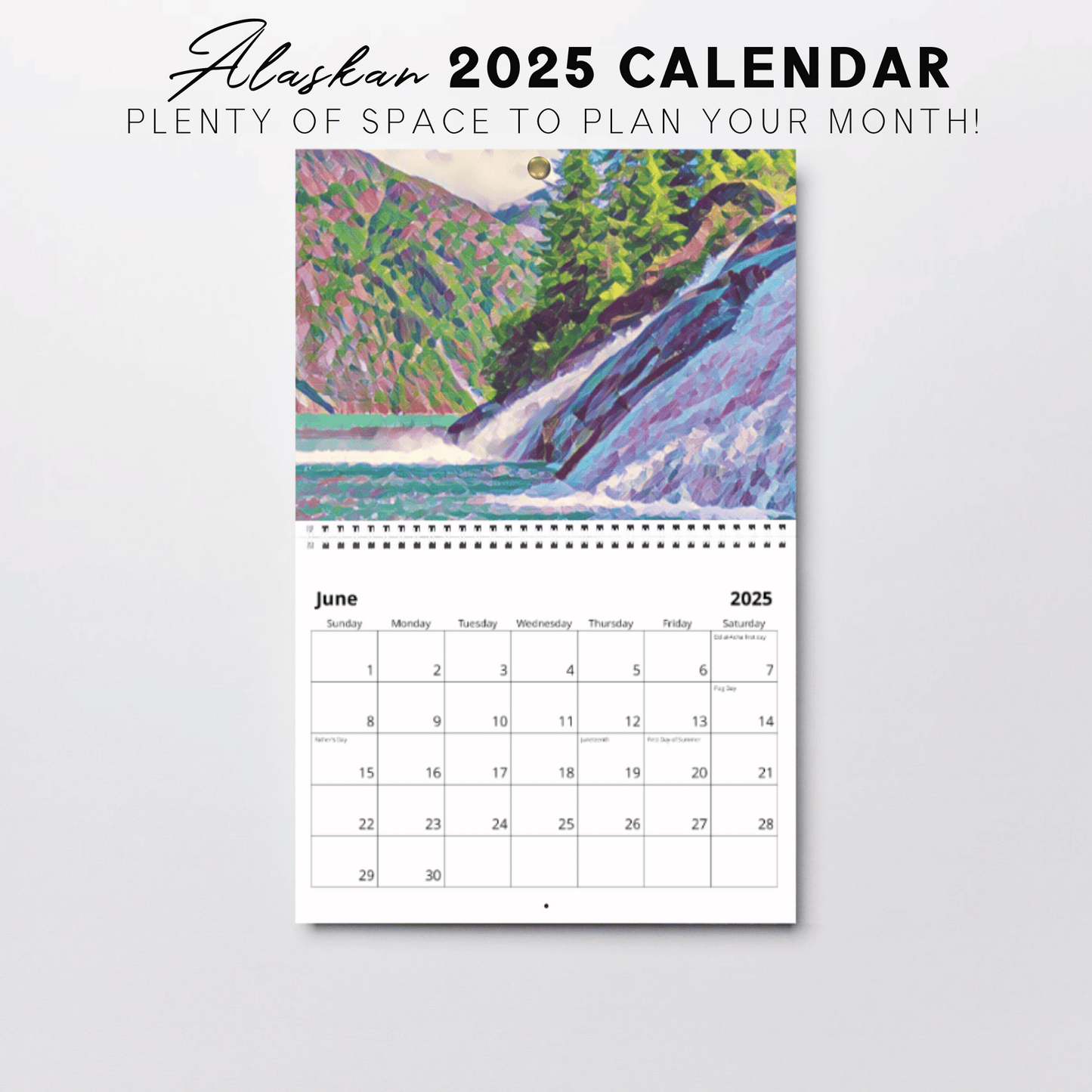 2025 Alaskan Life Print Calendar