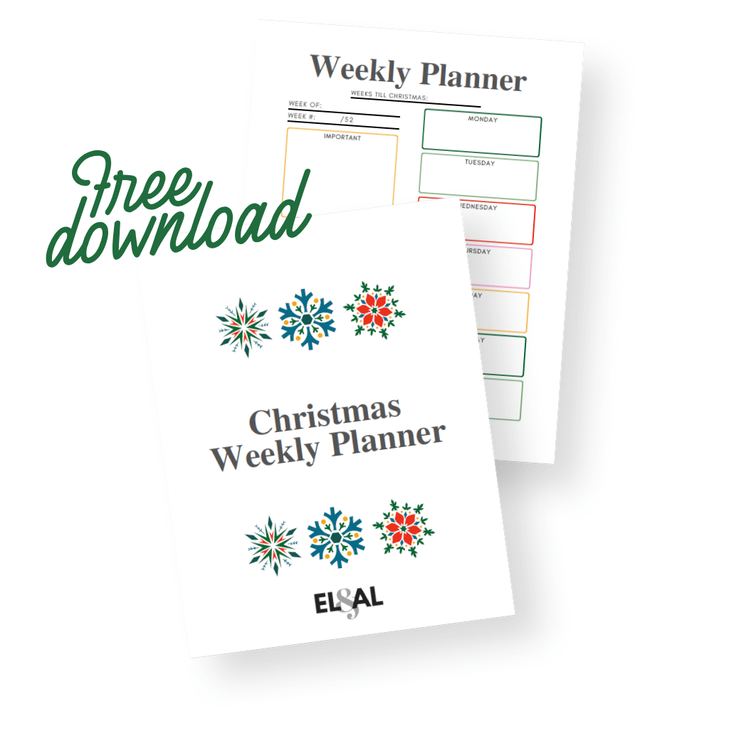 FREE Christmas Weekly Planner