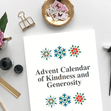 Load image into Gallery viewer, FREE Advent Calendar of Kindness and Generosity