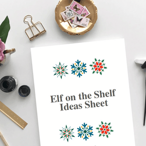 FREE Elf on the Shelf Christmas Printable