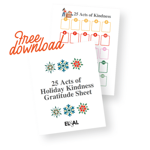 FREE Acts of Holiday Kindness Gratitude Printable