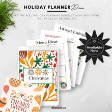 Load image into Gallery viewer, FREE Thanksgiving Day Planner