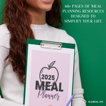 Load image into Gallery viewer, 2025 Printable Meal Planner: 60+ Pages of Meal Planning Resources