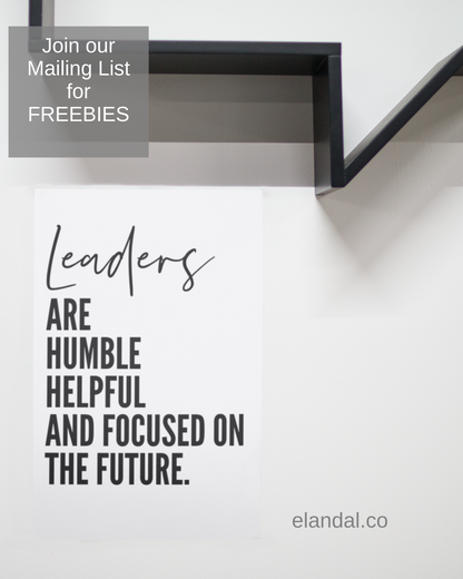 Leadership Quote Printable Wall Decor for your Office Space