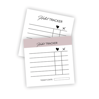 Habit Tracker Sticky Notes for Productivity in Your Daily Life