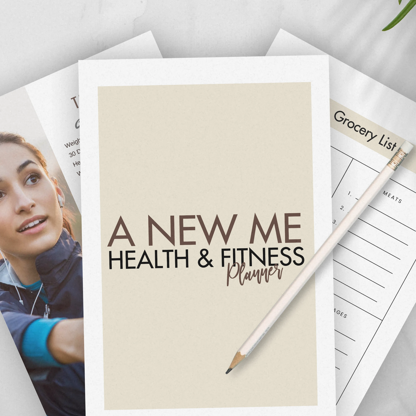 Printable Health and Fitness Planner, 40+ Pages of Wellness Planning for Weight Loss, Nutrition, and Habit Formation