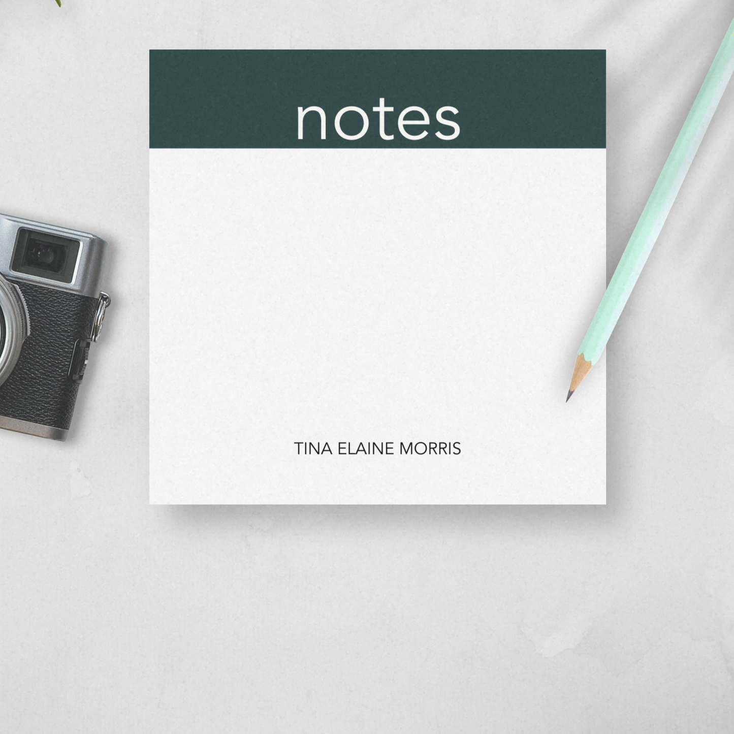 Personalized Notes, Sticky Notes, 3x3 in. Adhesive Notepads Assorted Colors