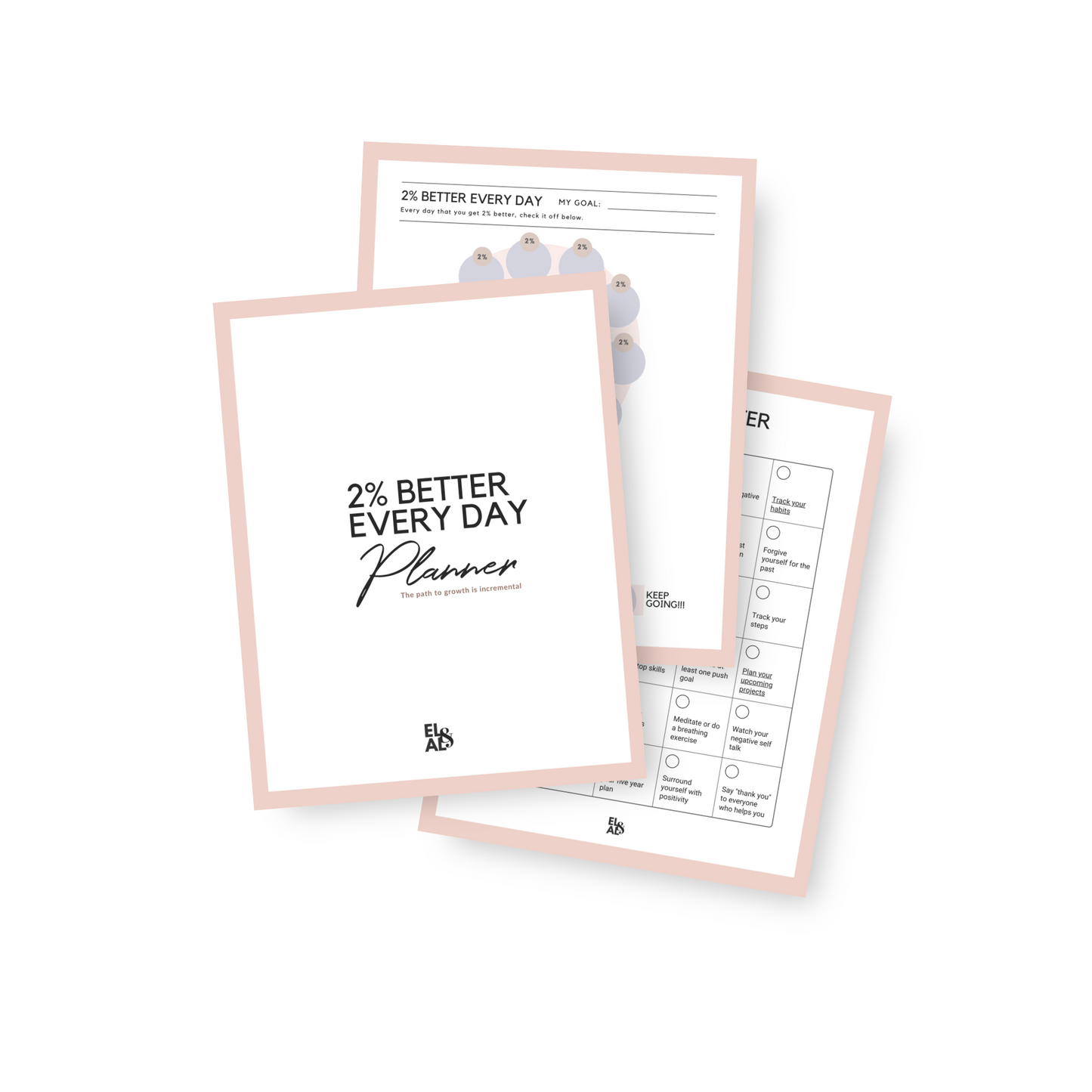 Two Percent Better Everyday Slow Growth Planner