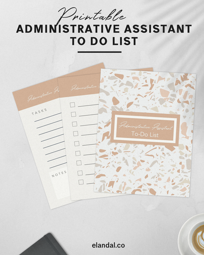 Administrative Assistant Printable To-Do List