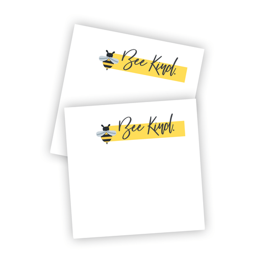 Bee Kind Sticky Notes 3"x3" Adhesive Notes Cubicle and Positive Office Accessories