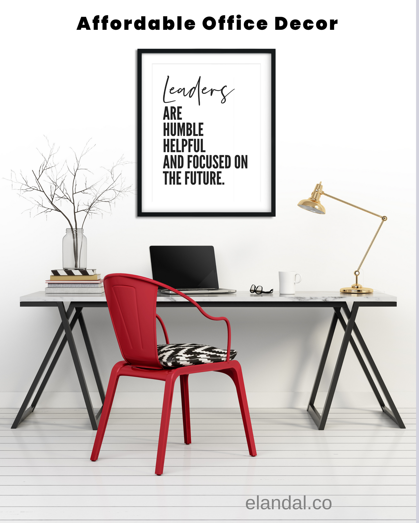 Leadership Quote Printable Wall Decor for your Office Space