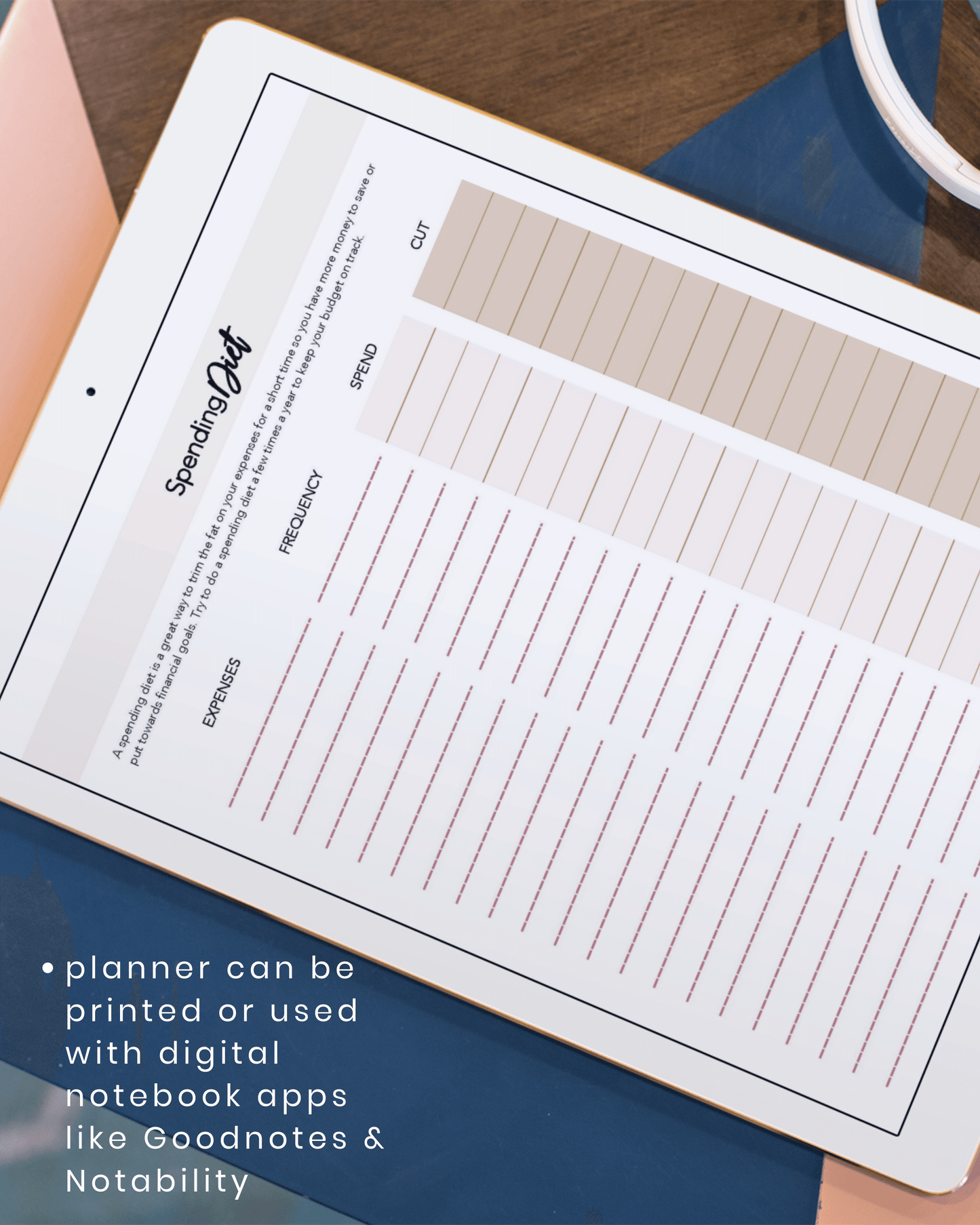 Printable Budget Planner for Debt Tracking, Financial Planning, and Saving