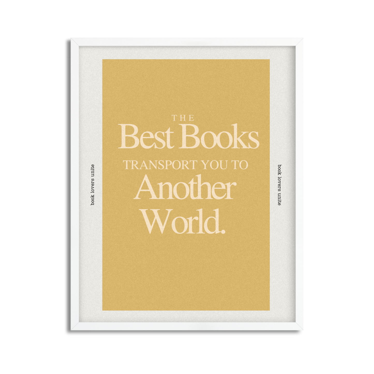 Another World for Book Lovers Framed Art Poster