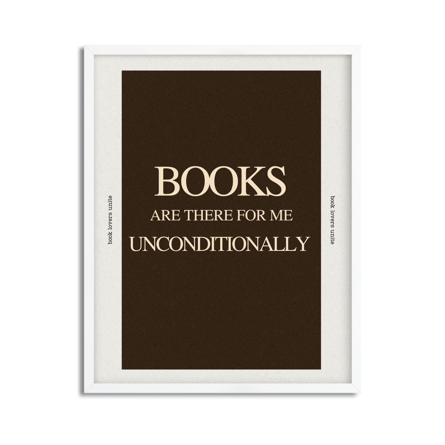 Books Are There For You Framed Inspirational Art Print for Book Lovers