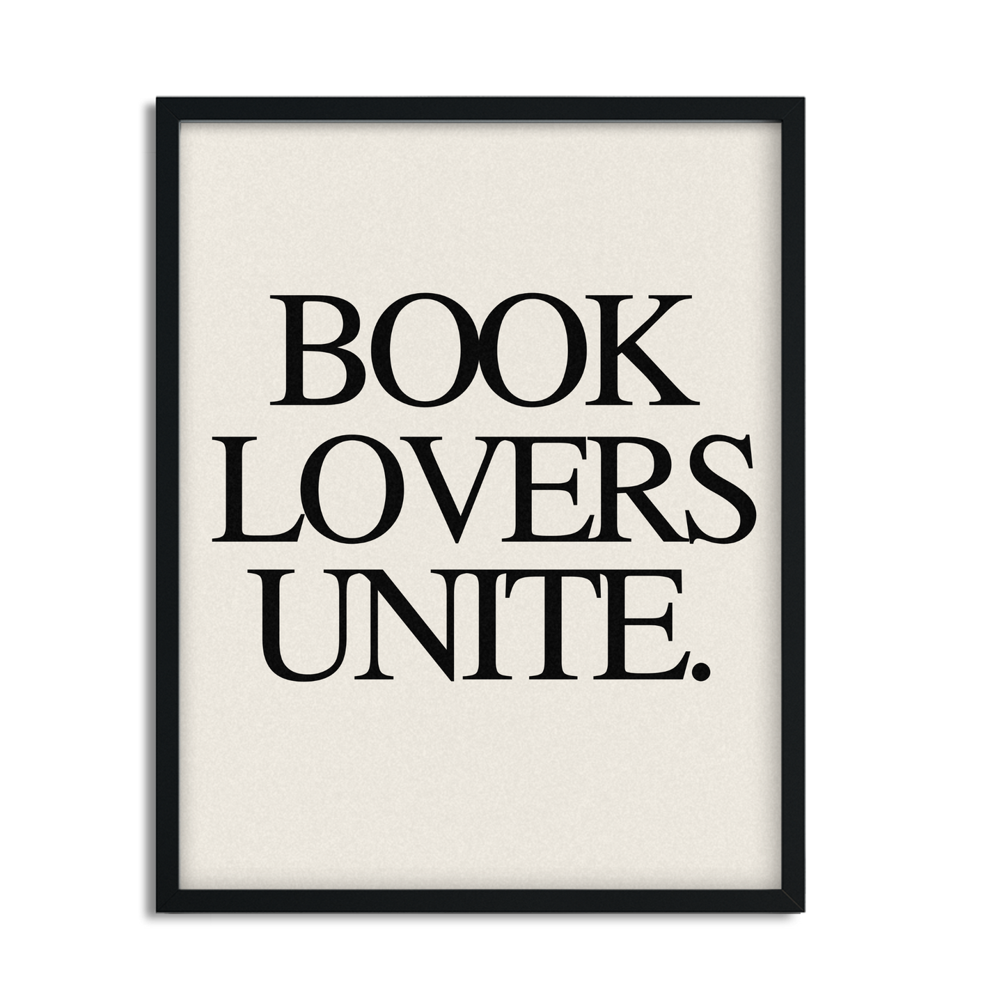 Book Lovers Unite Framed Artwork