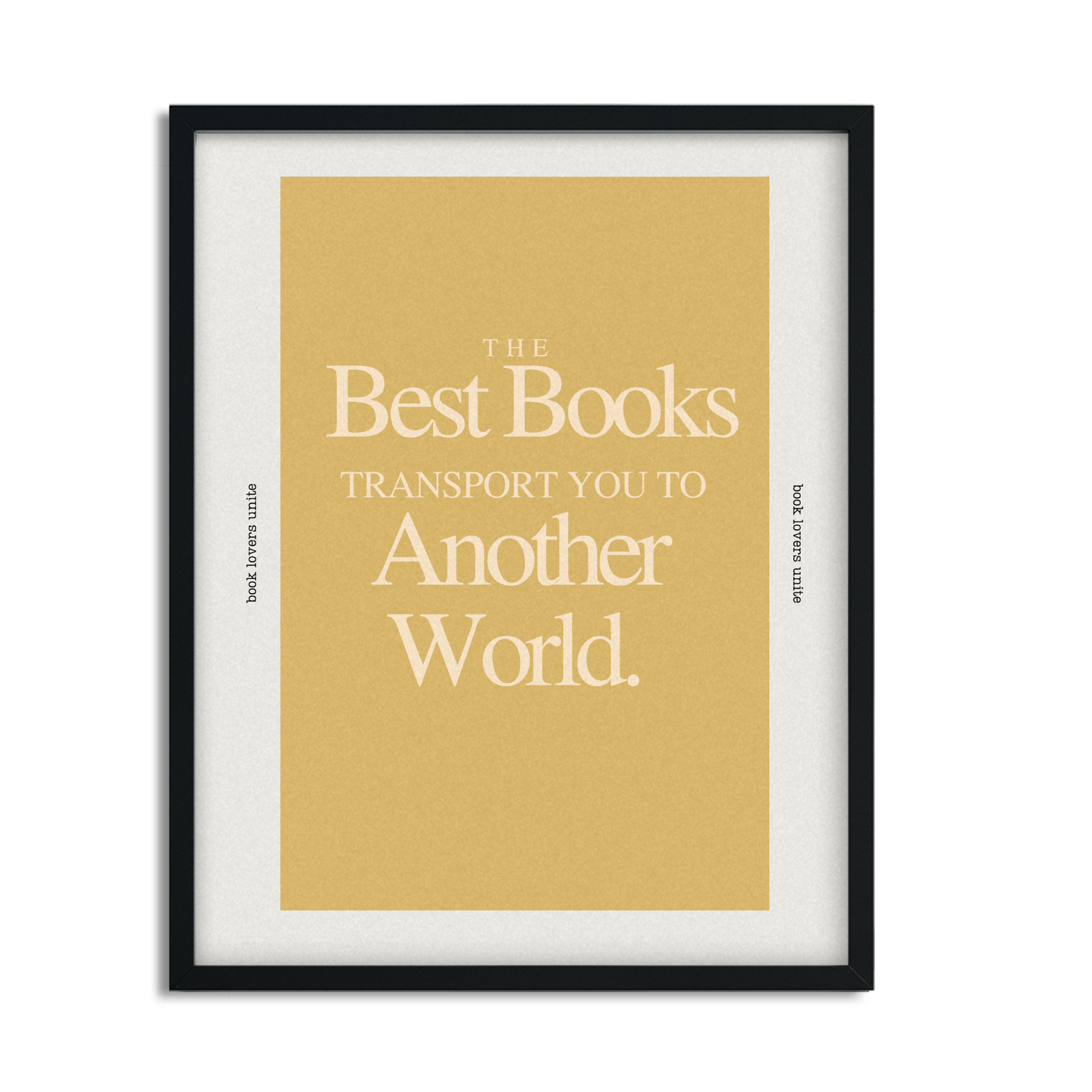 Another World for Book Lovers Framed Art Poster