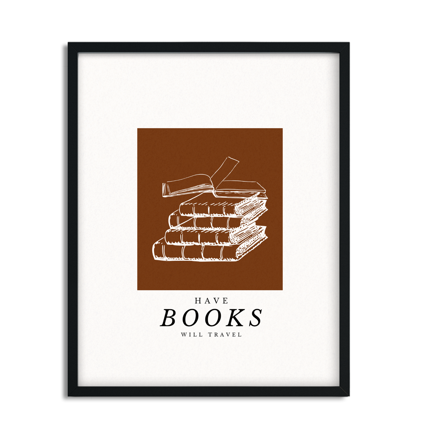 Have Books Will Travel Framed Print Artwork