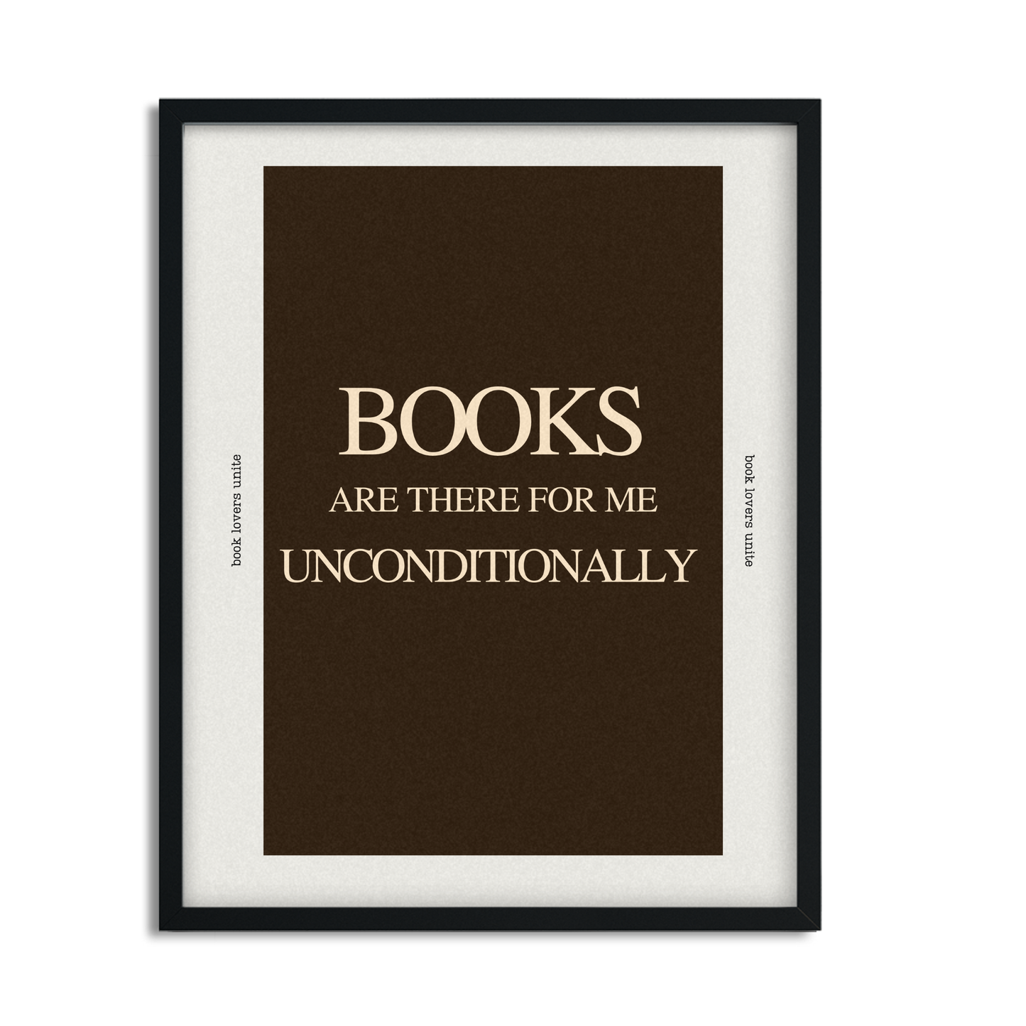 Books Are There For You Framed Inspirational Art Print for Book Lovers