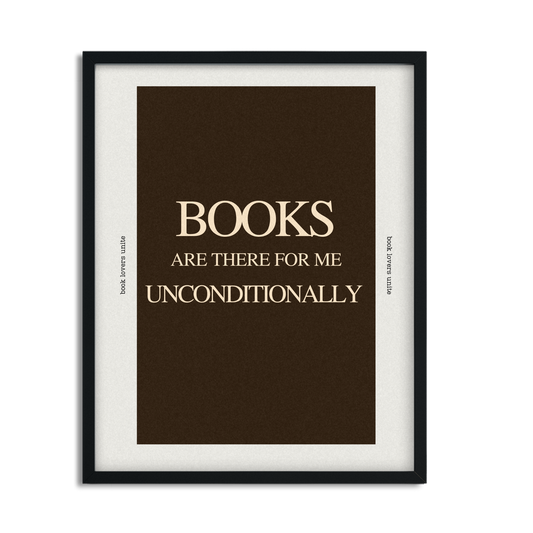 Books Are There For Me Framed Art Print