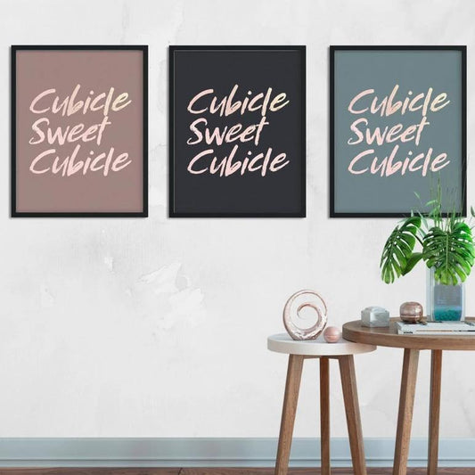 Printable Cubicle Sweet Cubicle Wall Art