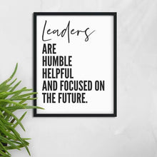 Load image into Gallery viewer, Leadership Quote Printable Wall Decor | Inspirational Quote Poster for the Office | Inspirational Gift for Boss | Poster Digital Download