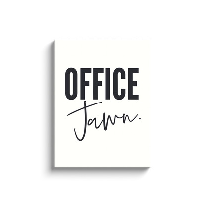 Office Jawn Philly-Themed Canvas Artwork, Funny Cubicle Office Wall Art Decor and Gift